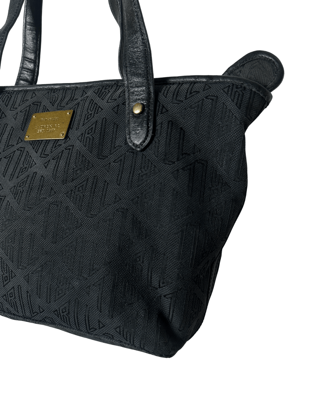 Authentic Lauren by Ralph Lauren Monogram Tote Bag - Funkify