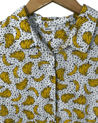 Banana Pattern Women's Shirt - Women's XL - Funkify