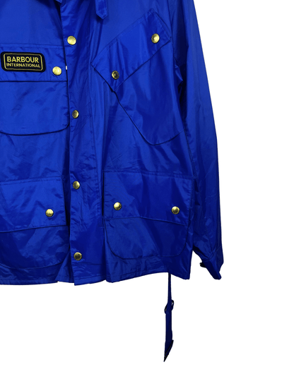 Barbour A7 International Waxed Cotton Multipocket Jacket - XL - Funkify