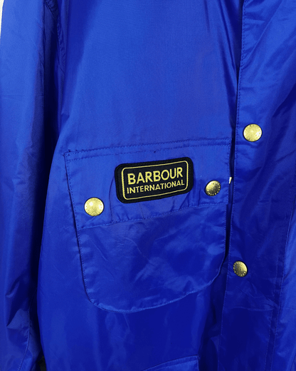 Barbour A7 International Waxed Cotton Multipocket Jacket - XL - Funkify