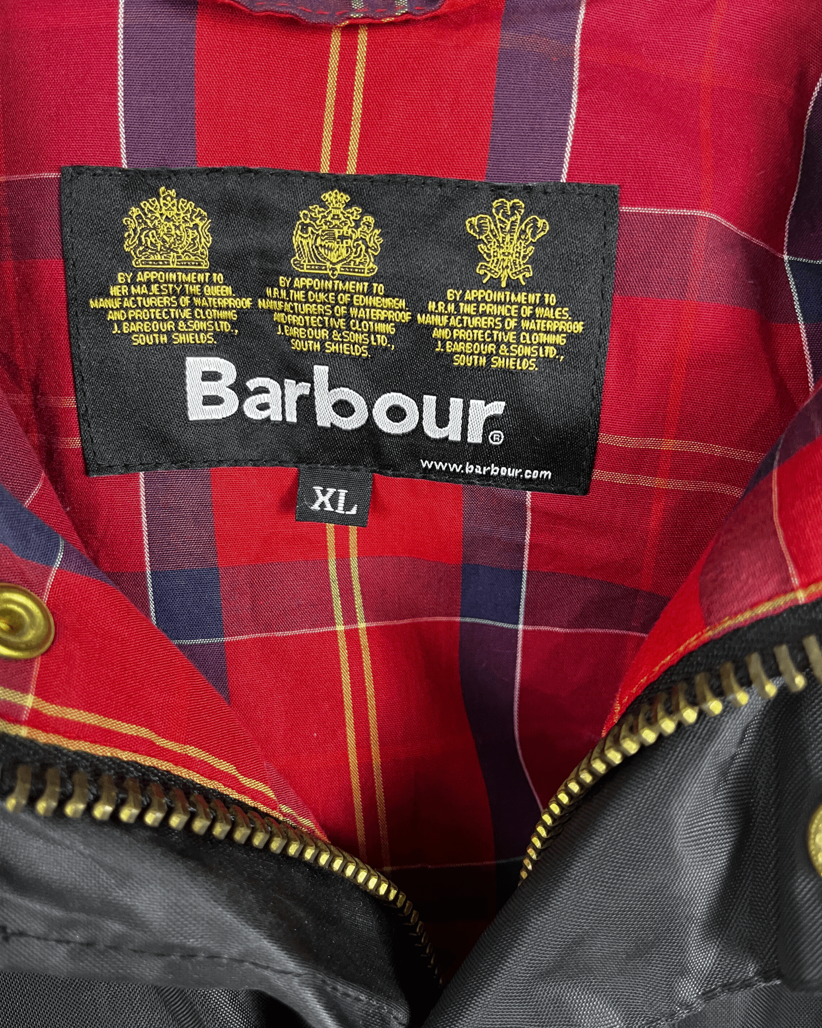 Barbour A7 International Waxed Cotton Multipocket Jacket - XL - Funkify