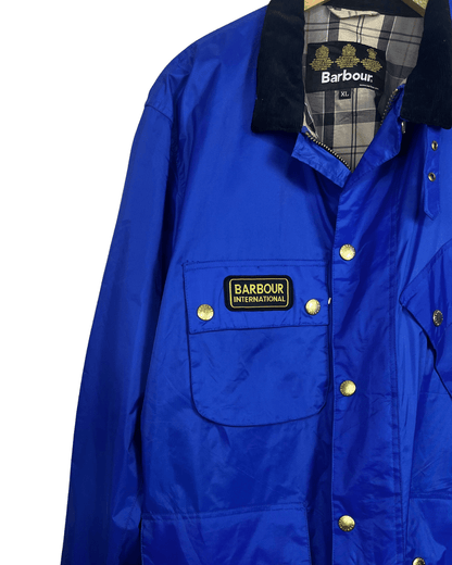 Barbour A7 International Waxed Cotton Multipocket Jacket - XL - Funkify