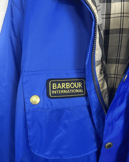 Barbour A7 International Waxed Cotton Multipocket Jacket - XL - Funkify