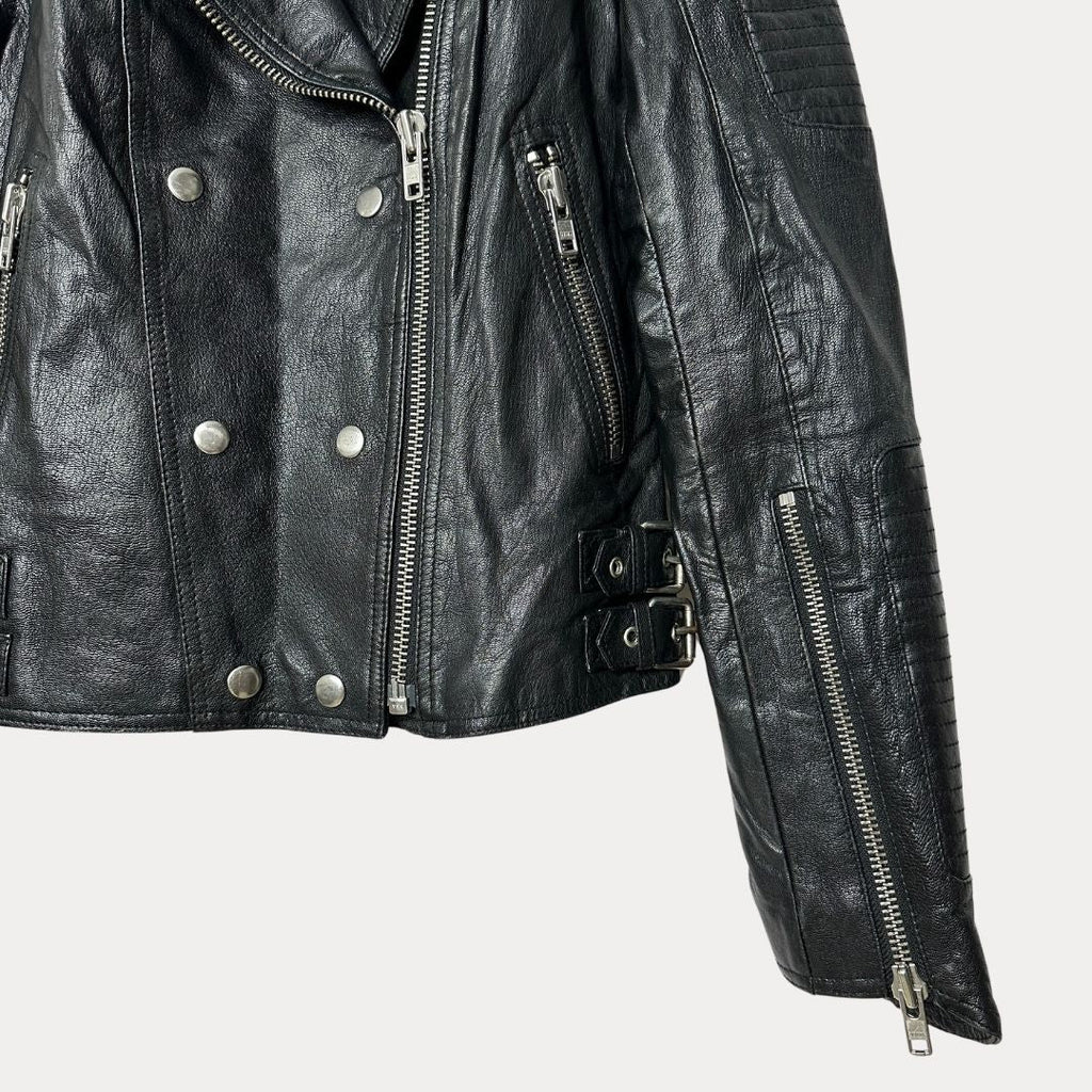 Bardot Genuine Leather Jacket Medium - Funkify