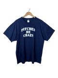 Baseball 'Pitches Be Crazy' 9 Graphic T-shirt 2XL - Funkify