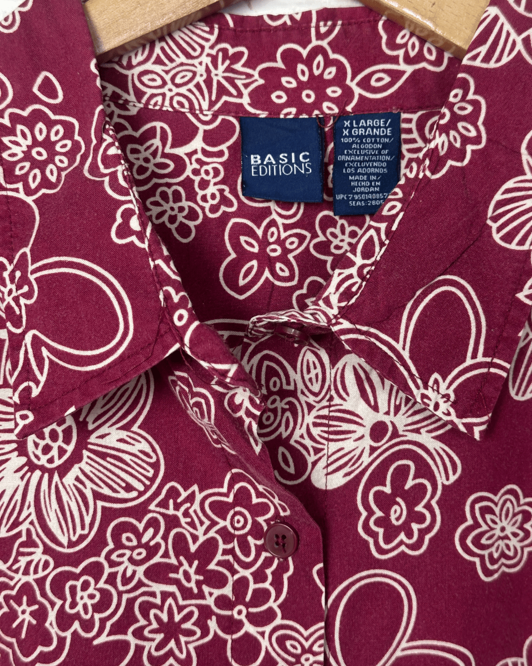 Basic Editions Shirt Women's XL - Funkify