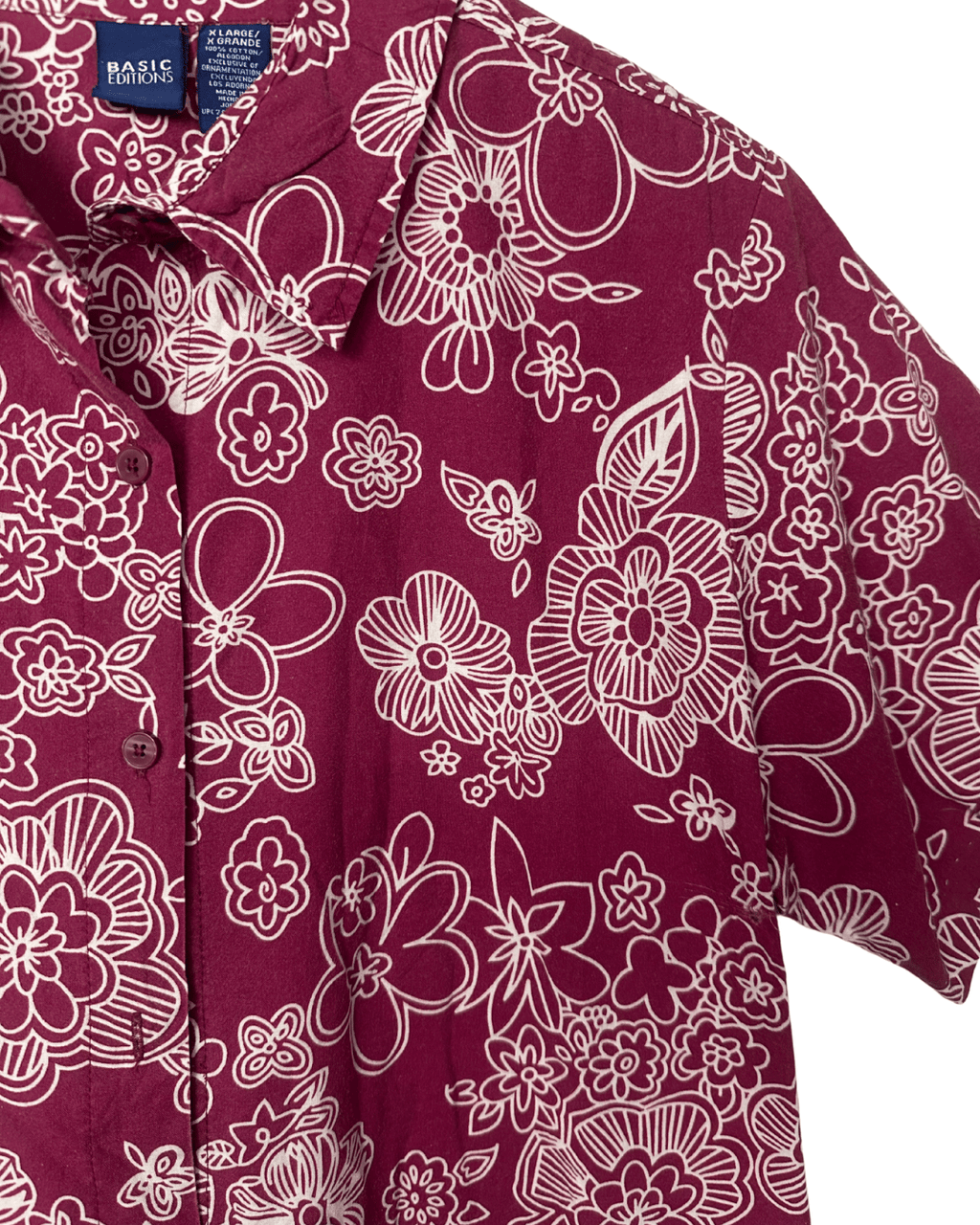 Basic Editions Shirt Women's XL - Funkify