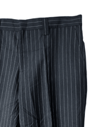 Batistini Striped Wool - Blend Full Suit - Size 50 - Funkify