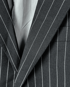 Batistini Striped Wool - Blend Full Suit - Size 50 - Funkify