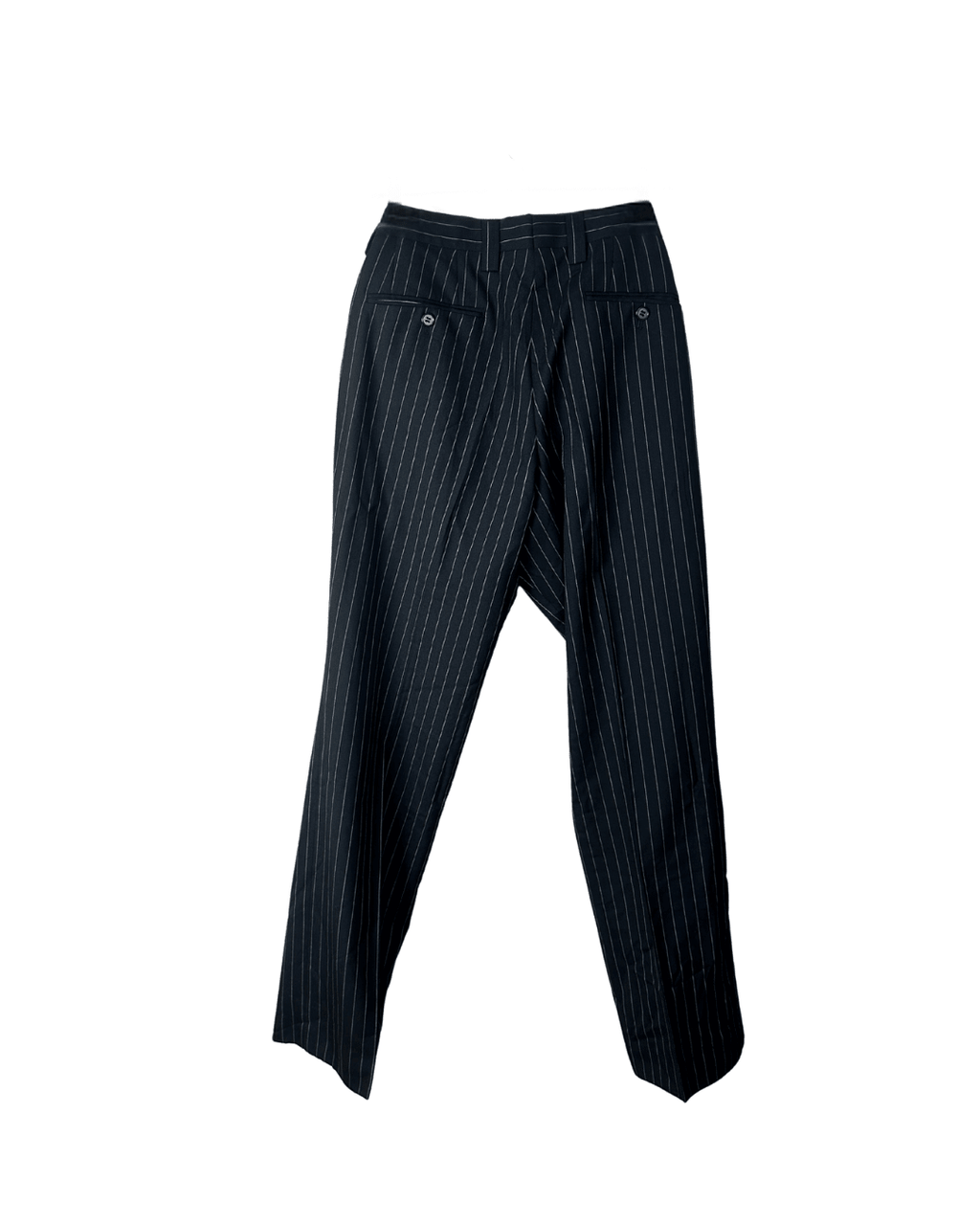 Batistini Striped Wool - Blend Full Suit - Size 50 - Funkify