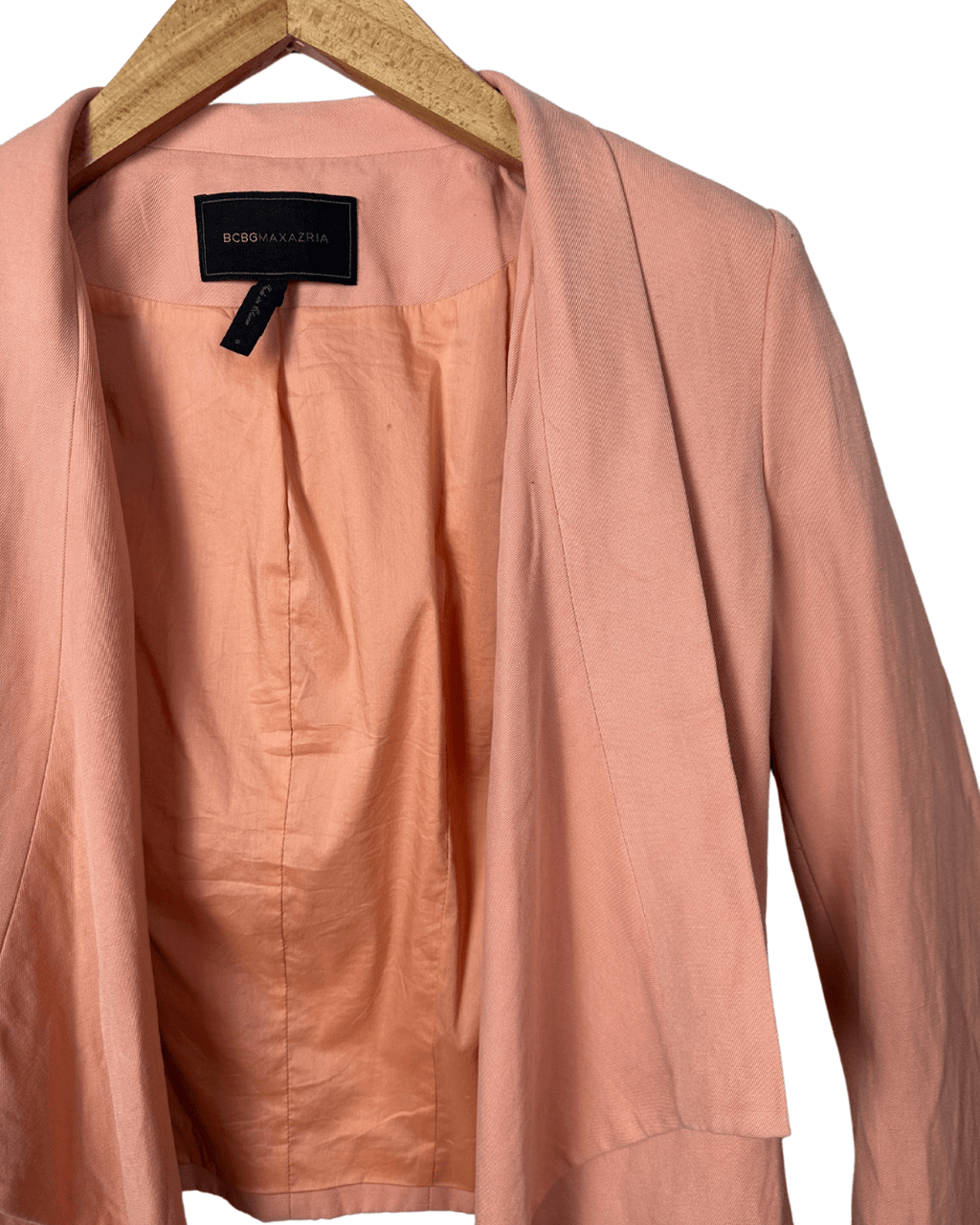 BCBG Maxazria Open Front Women's Light Blazer Small - Funkify