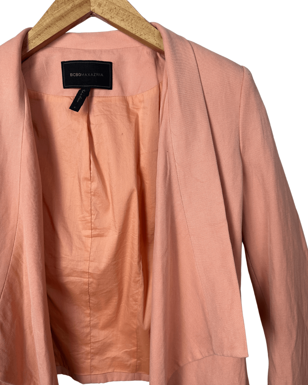 BCBG Maxazria Open Front Women's Light Blazer Small - Funkify