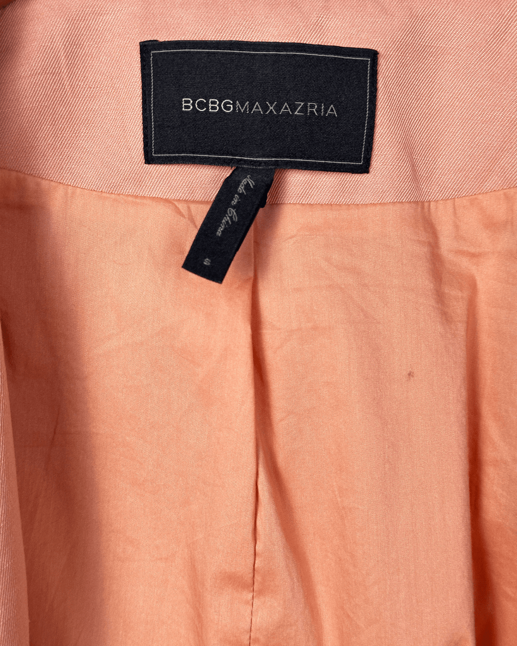 BCBG Maxazria Open Front Women's Light Blazer Small - Funkify