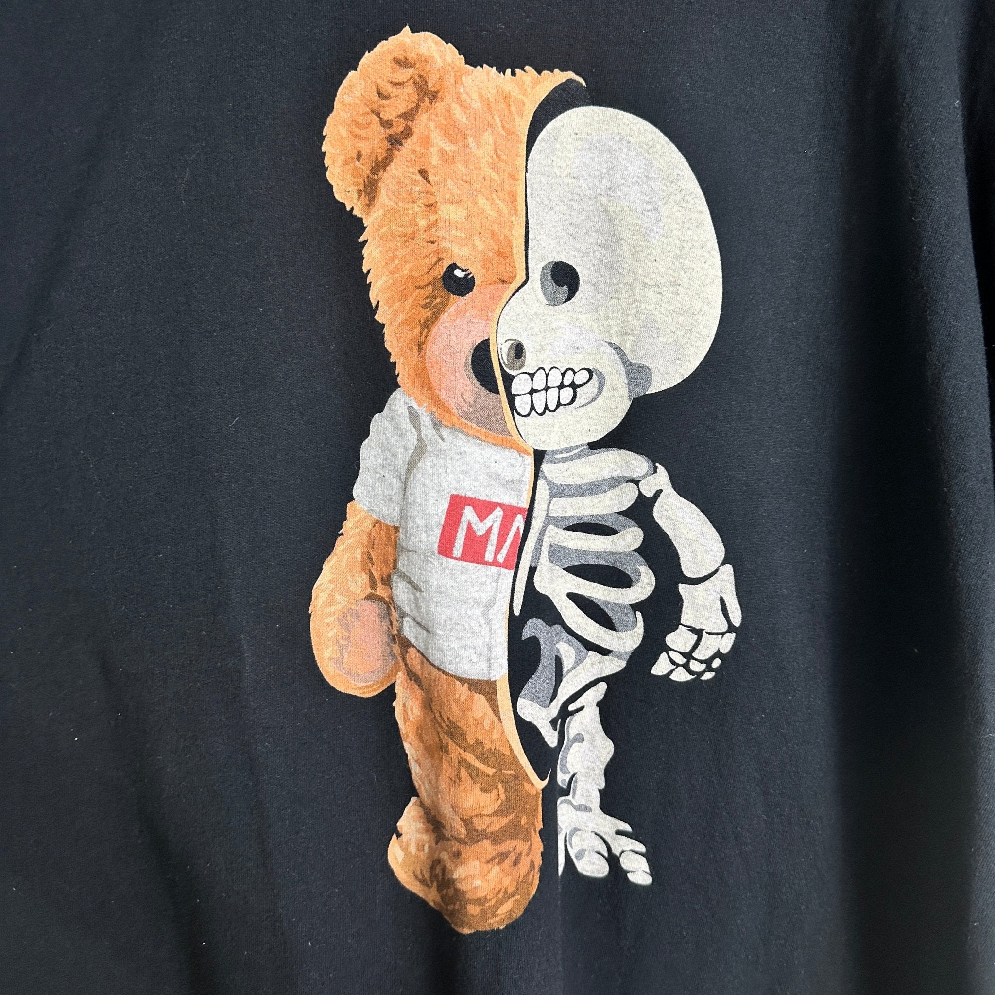 Bear Skeleton Graphic Tee - Funkify