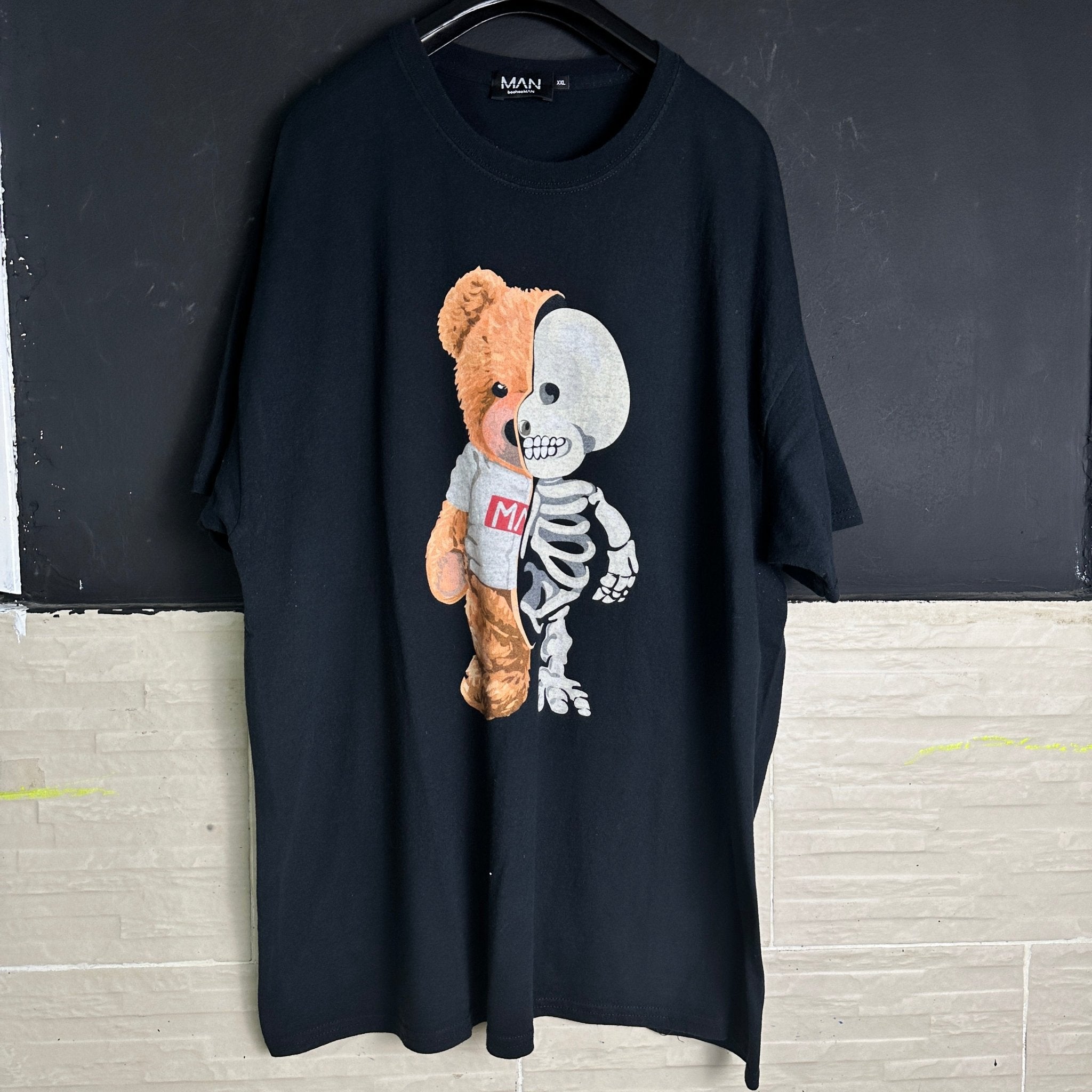 Bear Skeleton Graphic Tee - Funkify