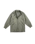 Beige fur-lined women's jacket, size large/XL