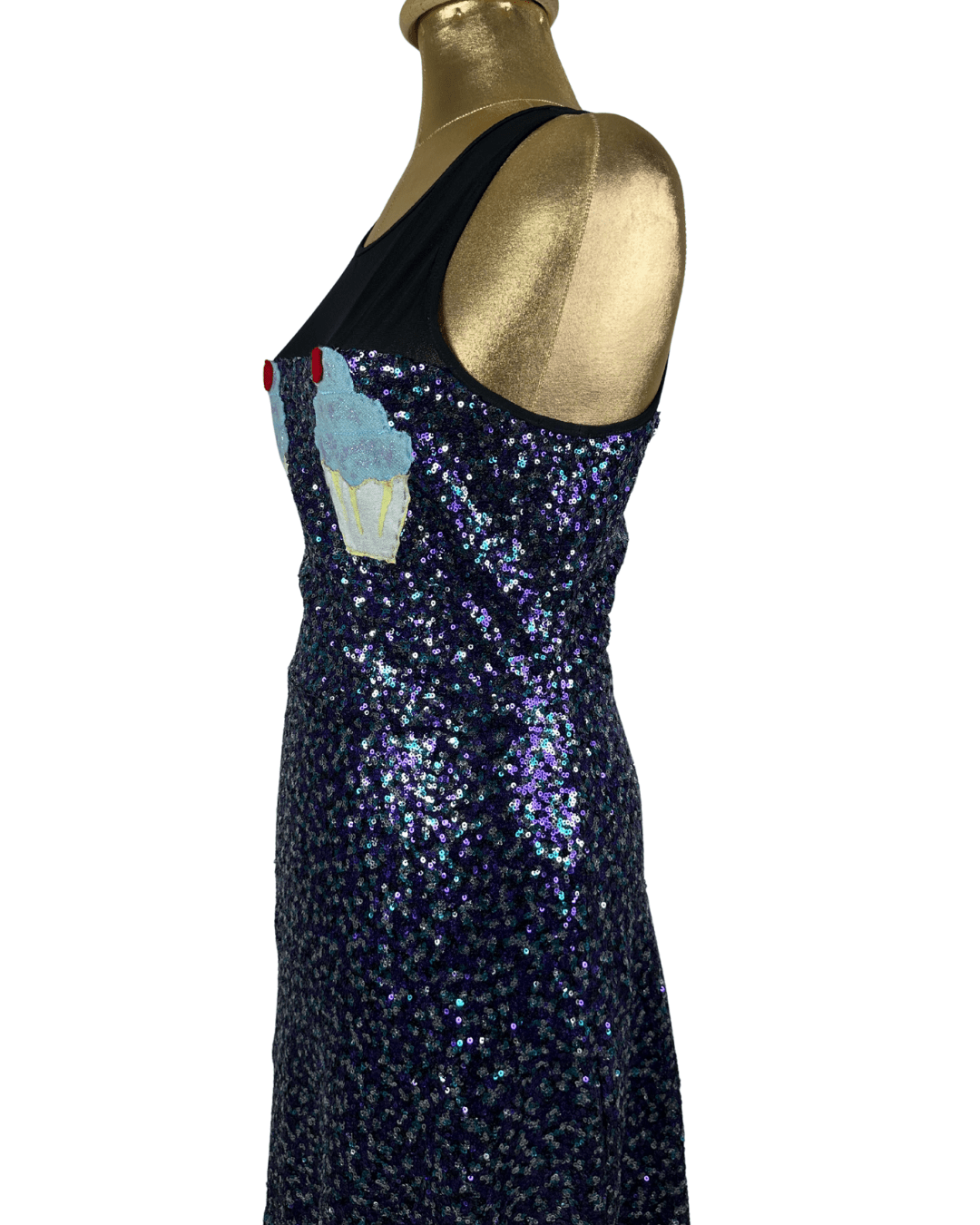 Belle Sequin Cupcake Dress - Medium - Funkify