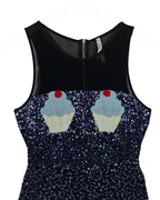 Belle Sequin Cupcake Dress - Medium - Funkify