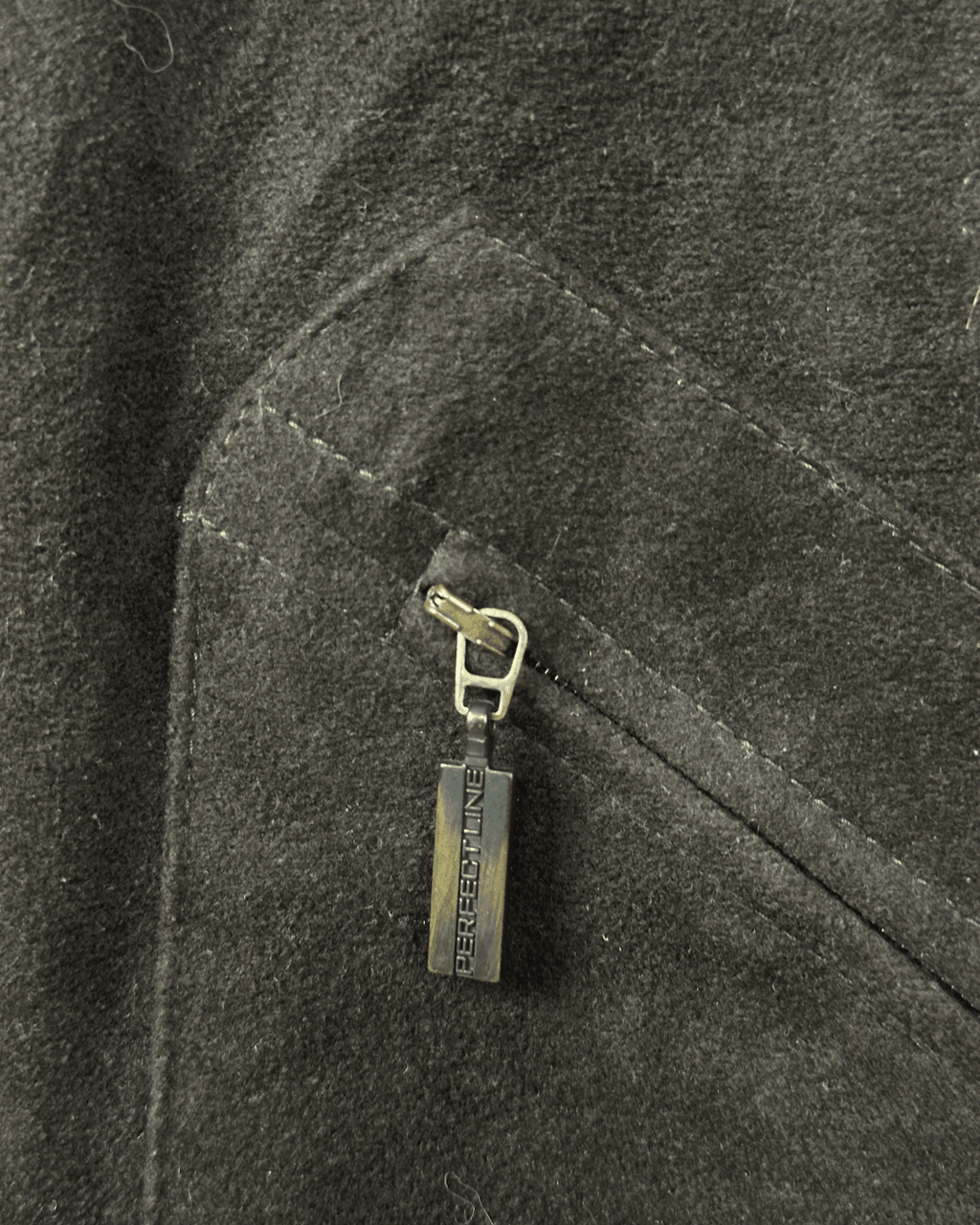 Belle Surprise Suede Zip - up Vest Medium - Funkify
