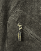 Belle Surprise Suede Zip - up Vest Medium - Funkify