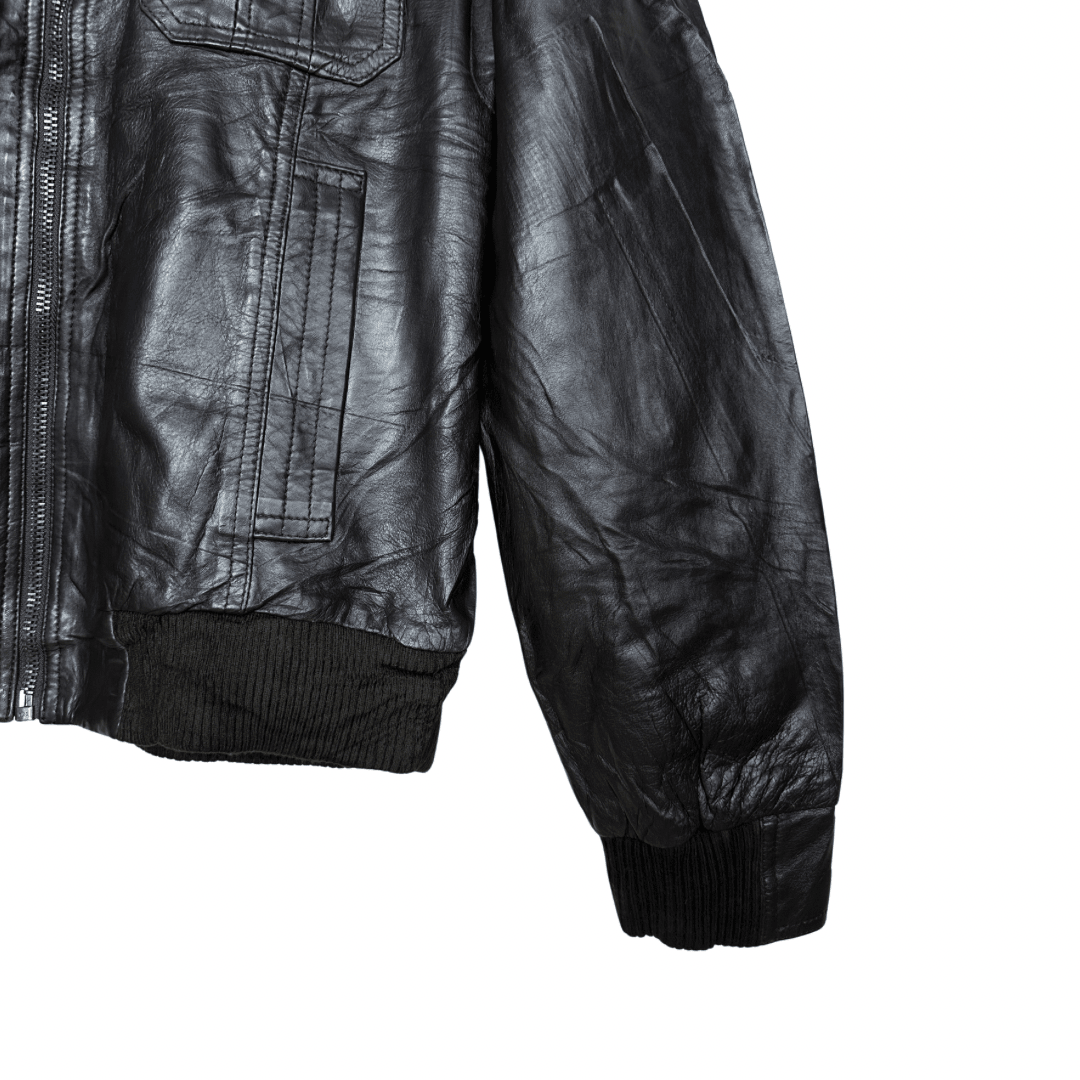 Ben Sherman Brown Genuine Leather Jacket Medium - Funkify