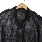 Ben Sherman Brown Genuine Leather Jacket Medium - Funkify