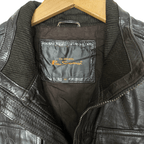 Ben Sherman Brown Genuine Leather Jacket Medium - Funkify