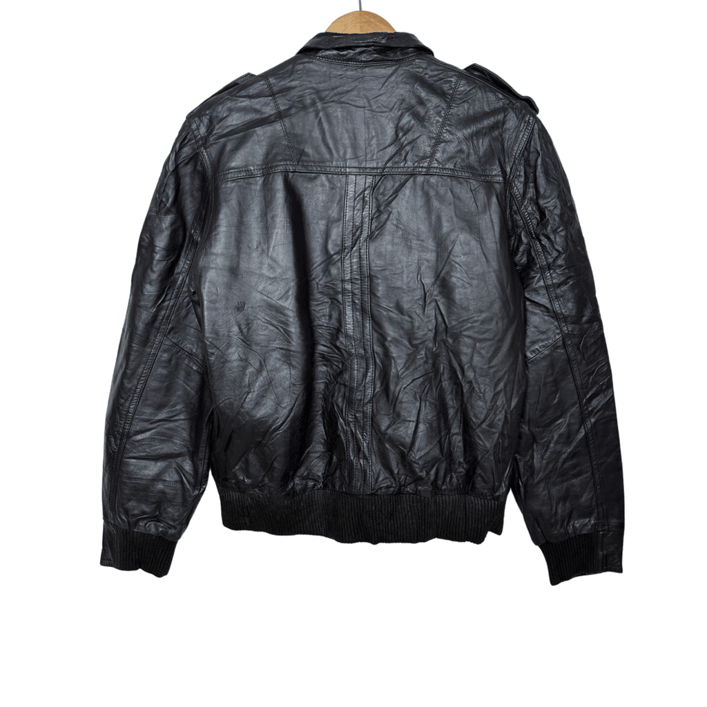 Ben Sherman Brown Genuine Leather Jacket Medium - Funkify