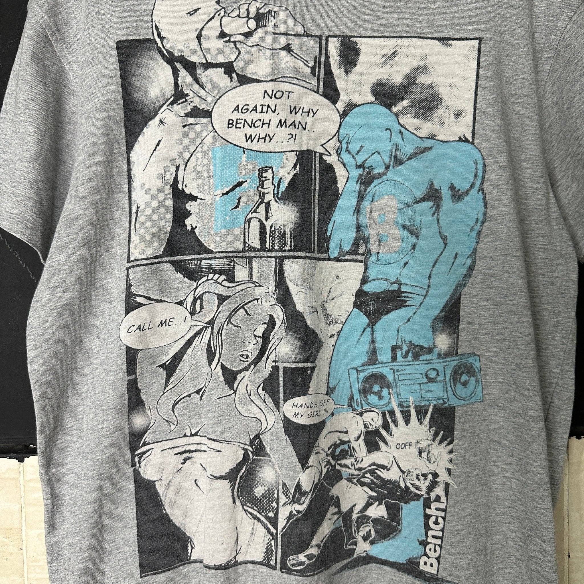 Bench Comic Art Graphic Tee - Funkify