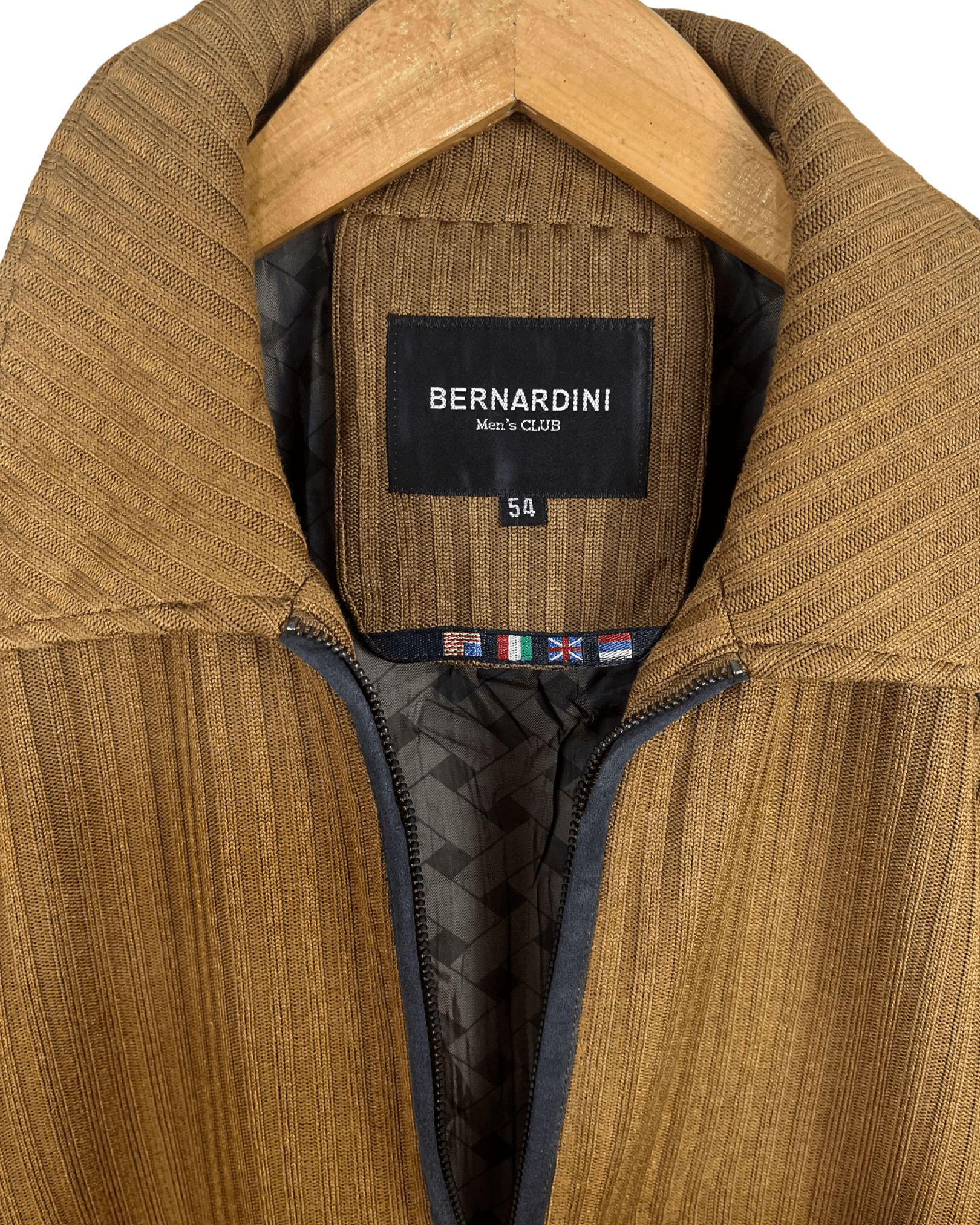 Bernardini Men's Club Jacket - Size 54 - Funkify