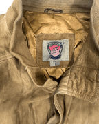 Best of Nature Satin - Lined Suede Real Leather Bomber Jacket 2XL - Funkify