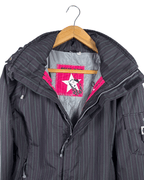 Betty Rides Pinstripe Collection Women's Jacket Medium - Funkify