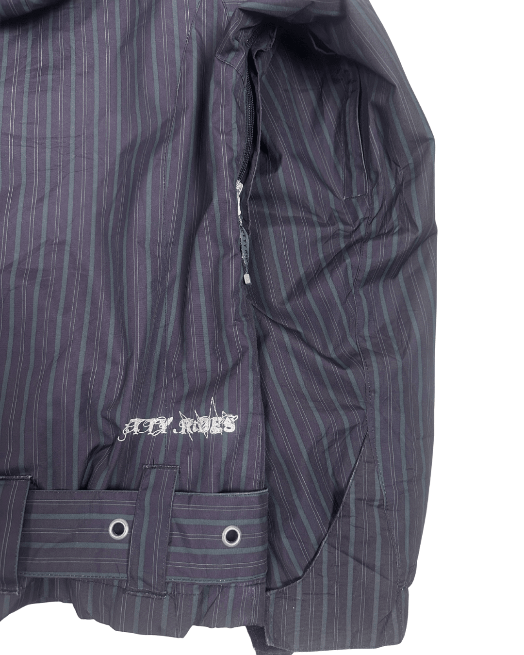 Betty Rides Pinstripe Collection Women's Jacket Medium - Funkify