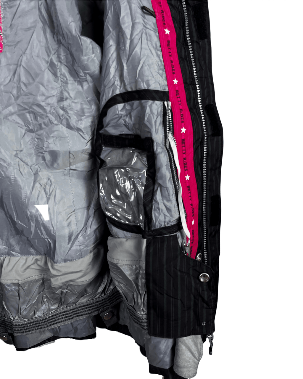 Betty Rides Pinstripe Collection Women's Jacket Medium - Funkify
