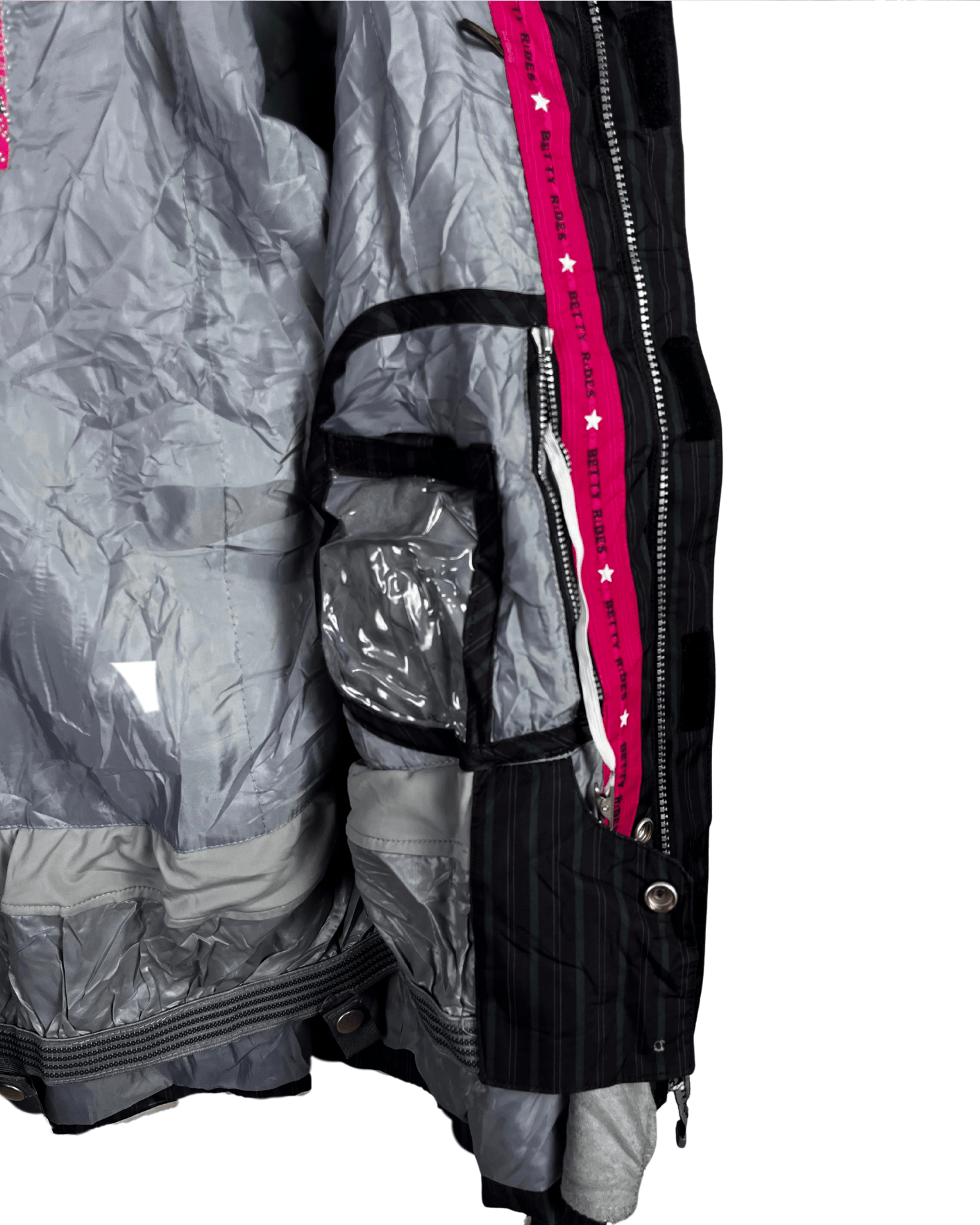 Betty Rides Pinstripe Collection Women's Jacket Medium - Funkify