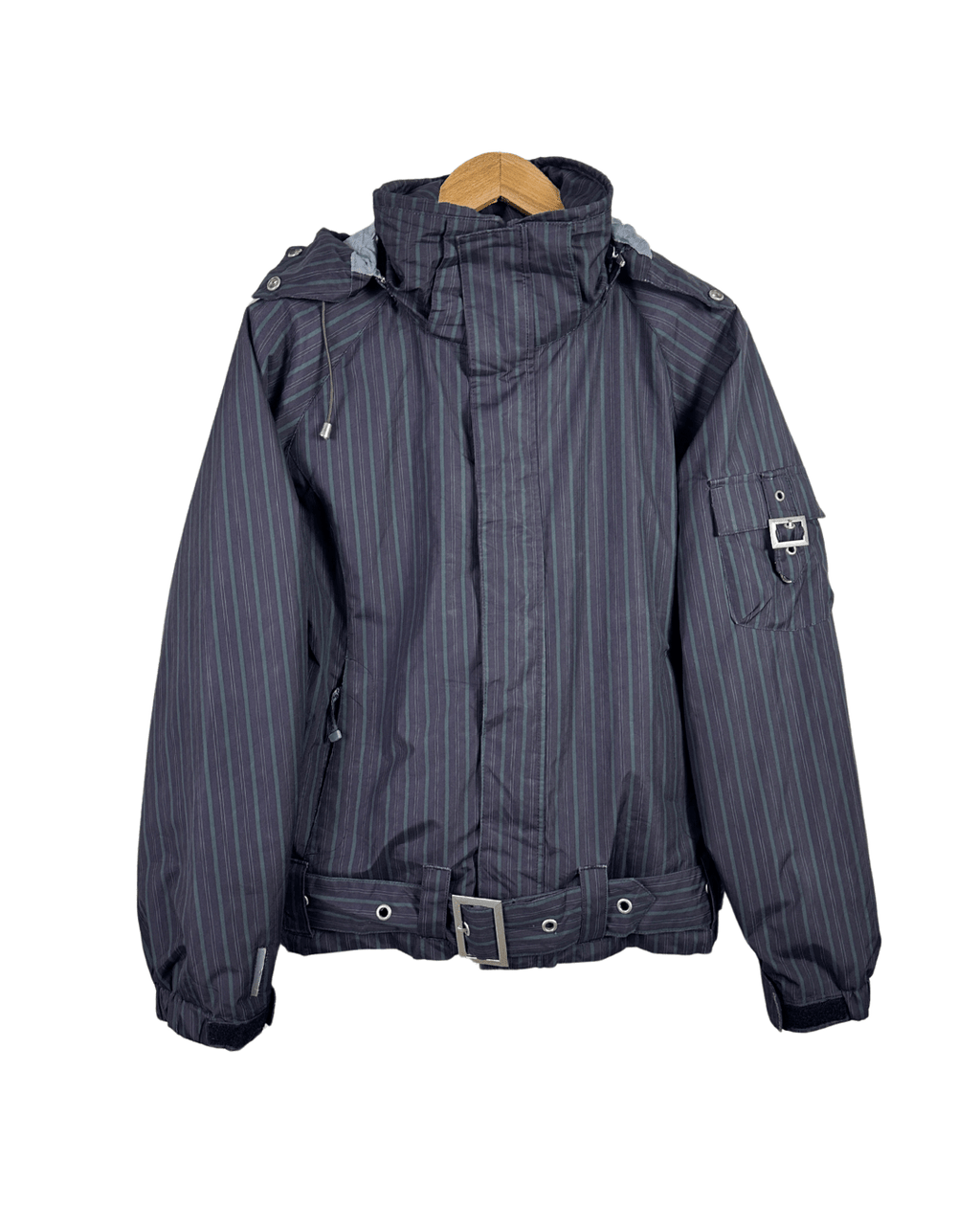 Betty Rides Pinstripe Collection Women's Jacket Medium - Funkify