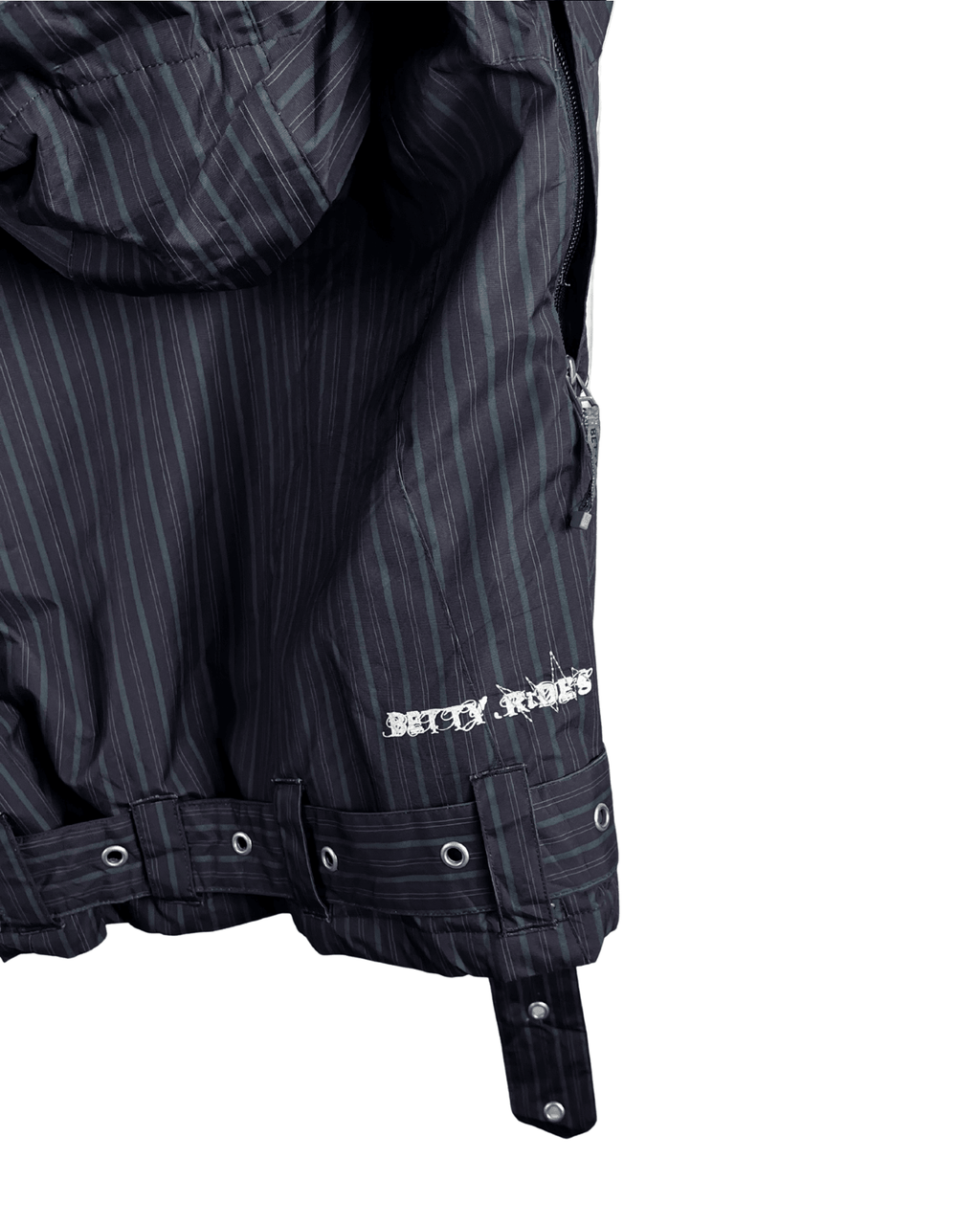 Betty Rides Pinstripe Collection Women's Jacket Medium - Funkify
