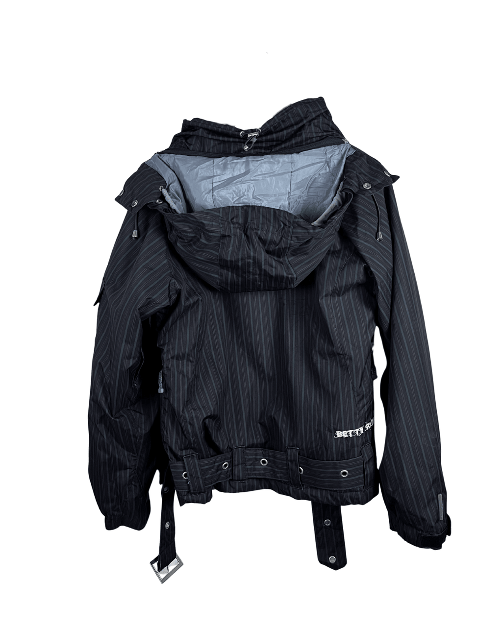 Betty Rides Pinstripe Collection Women's Jacket Medium - Funkify