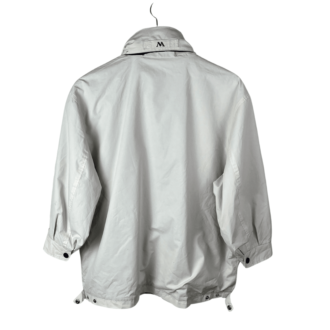 Biaginni White Jacket with Foldable HoodXL - Funkify