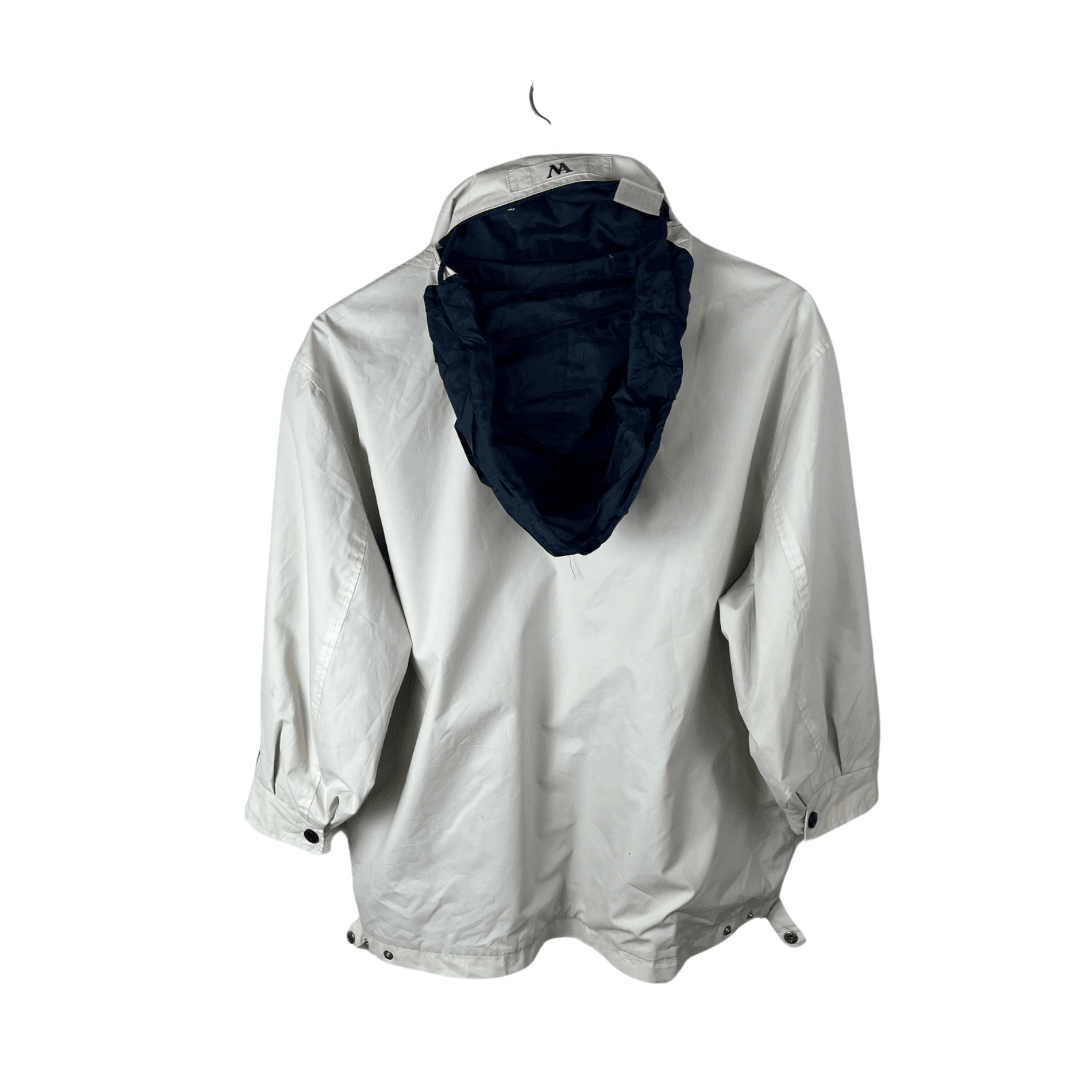 Biaginni White Jacket with Foldable HoodXL - Funkify