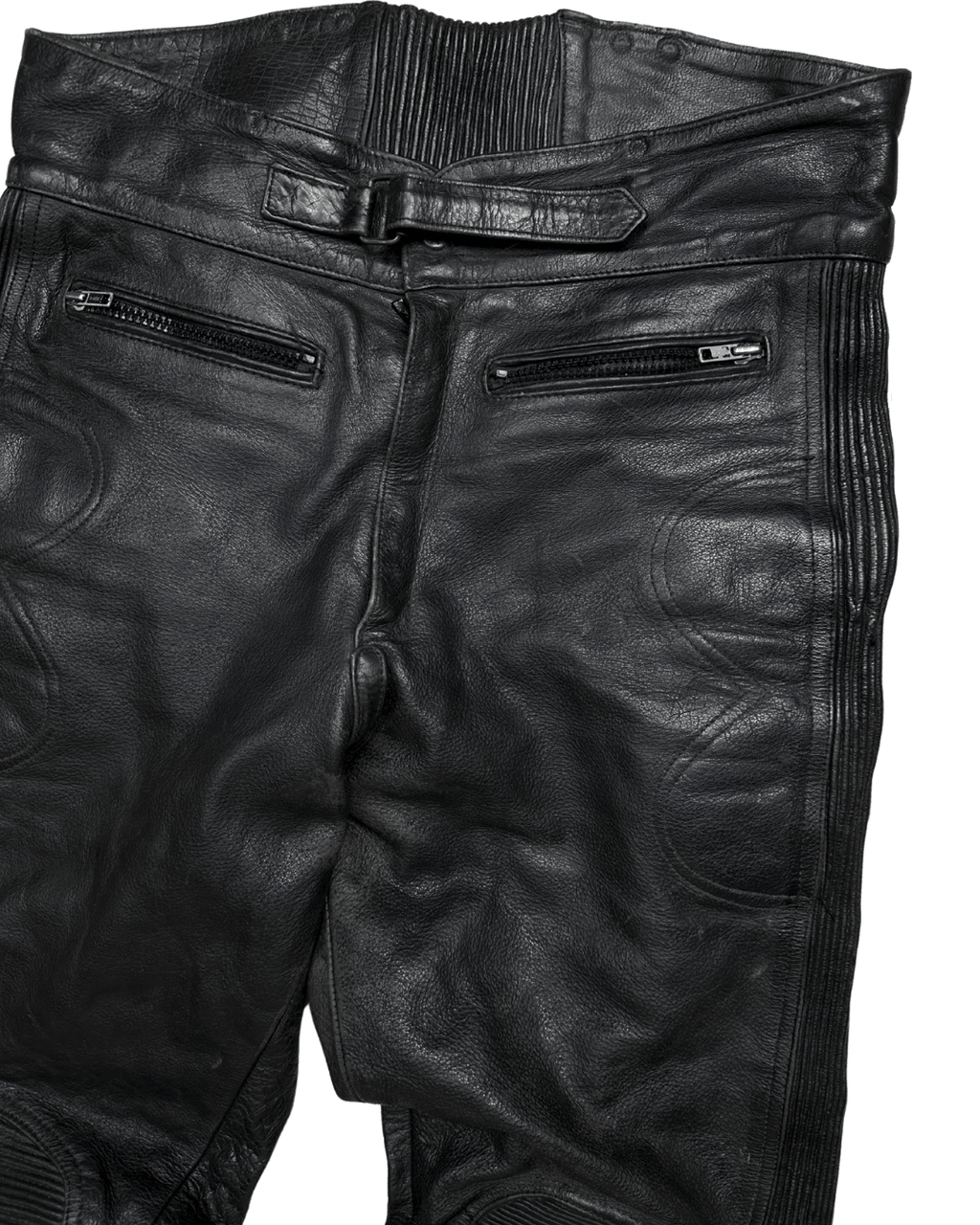 Biker Moto Leather Pants XL - Funkify
