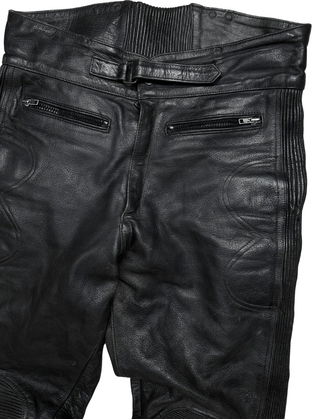 Biker Moto Leather Pants XL - Funkify