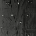 Black Cargo Vest Large - Funkify