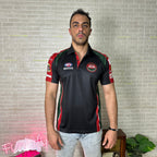 Black Chrome AFL Masters Polo Shirt - Funkify