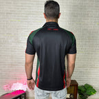 Black Chrome AFL Masters Polo Shirt - Funkify