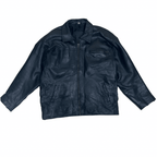 Black Leather Jacket 2XL - Funkify