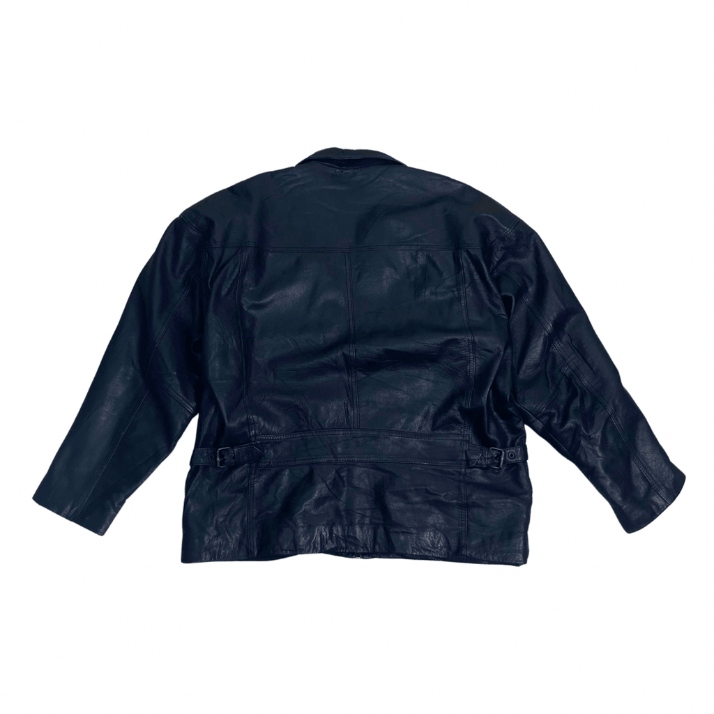 Black Leather Jacket 2XL - Funkify