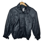 Black Leather Jacket Large - Funkify