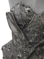 Black Sequenced Corset - Funkify