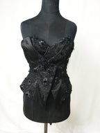 Black Sequenced Corset - Funkify